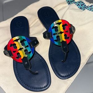 Tory Burch Rainbow Sandals